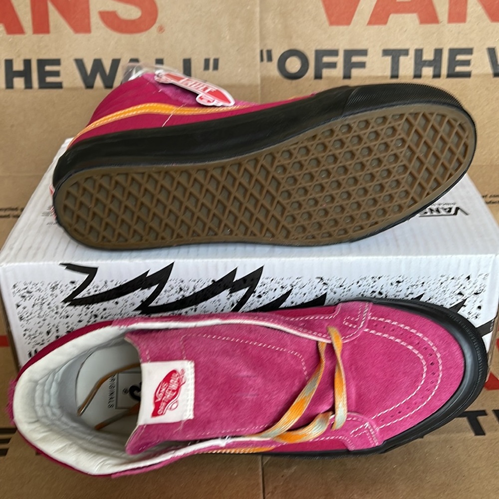 Vans Og Sk8-Hi Lx Heiry Suede Cerise/Apricot WMNS - Picture 4 of 16